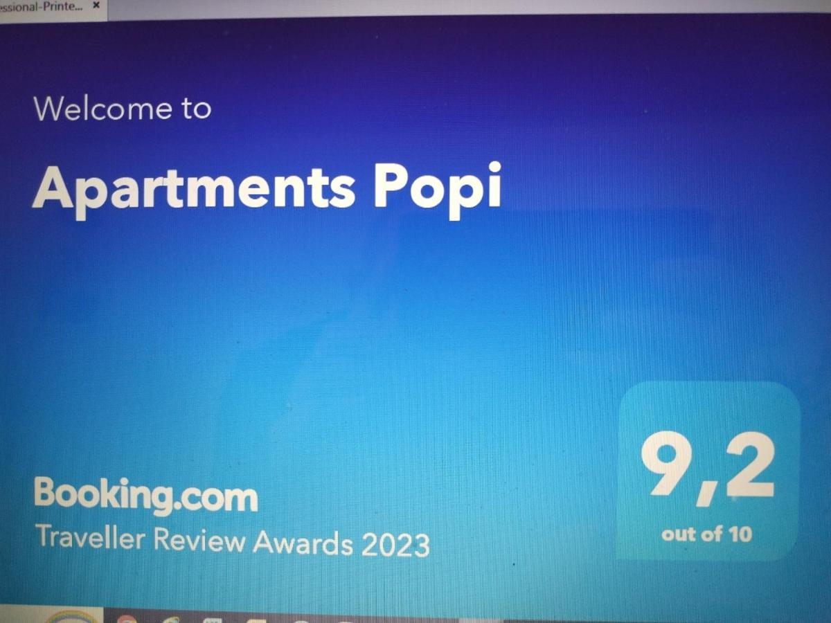 Apartments Popi Klenovica Eksteriør bilde